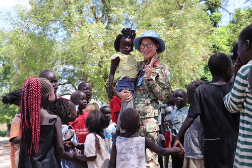 Nữ quân nhân Việt Nam ở Nam Sudan